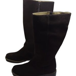 L.L. BEAN BRITISH SUEDE BROWN RIDING BOOTS 6 W
